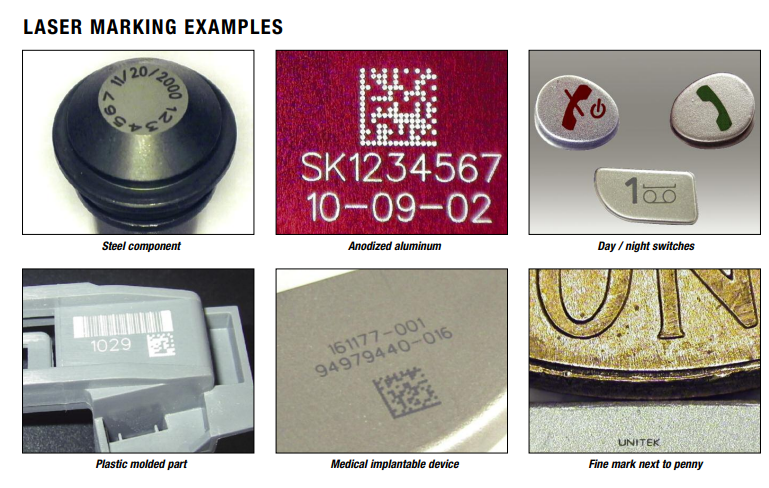 3-Laser marking examples