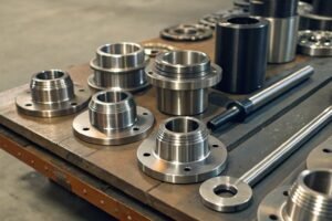 4-Different metal alloys prepared for precision machining