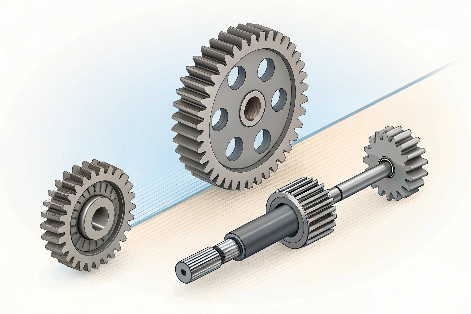 Working principles of different gear types